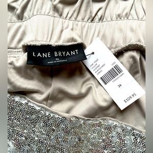 Sequin Wide Leg Silver Pants size 26